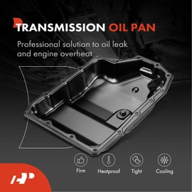 A-Premium Transmission Oil Pan with Drain Plug Compatible with Mazda 3 2012-2018, CX-3 2016-2019, CX-5 2013-2017, CX-9 2016-2019, 2.0L 2.3L 2.5L