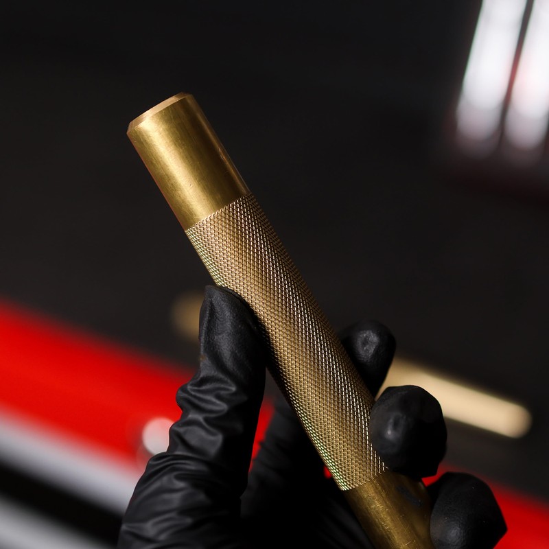 ABN Brass Punch Set - 2 Piece Brass Drift Pin