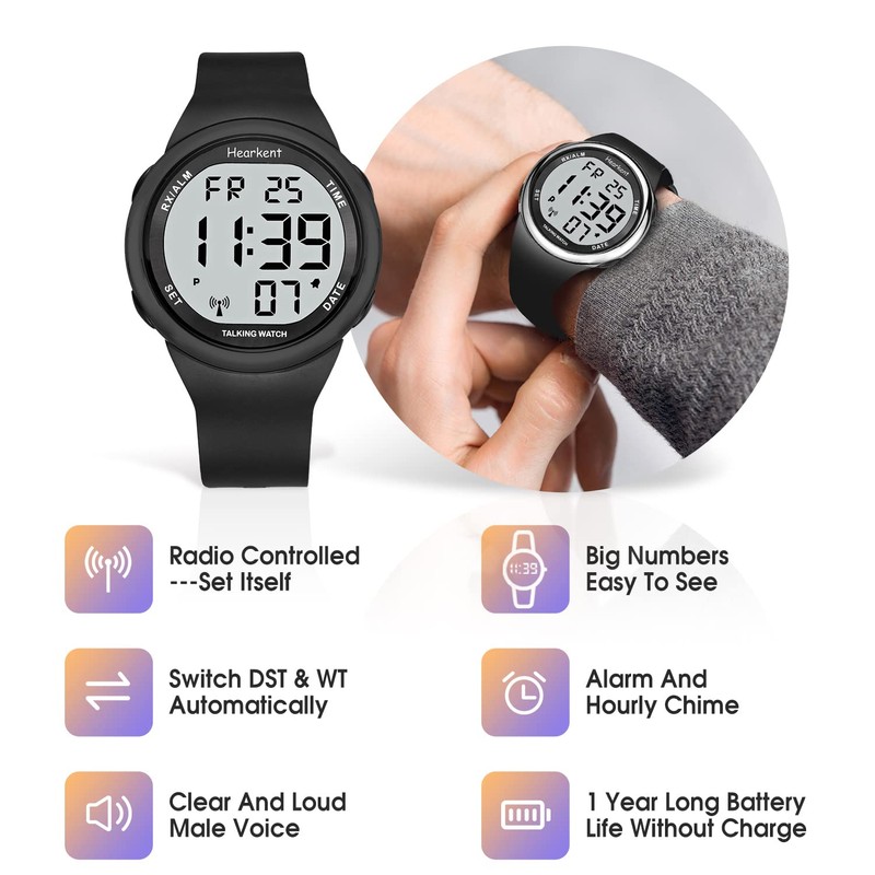 Hearkent Atomic Talking Watch Sets Itself for Visually impaired or