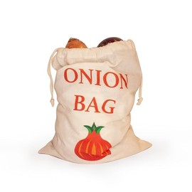 ZEYNA CRAFT 30x40CM Cotton Onion Storage Bag, Bulb Storage bag, Onion bag for Storage (1)