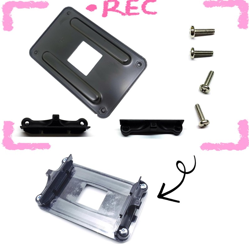 Premium AM4 CPU Cooler Backplate - Heavy Duty Aluminum Mounting