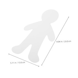 Angoily 20pcs People Pattern Cutouts Cardboard Paper Doll Cutouts for Boys and Girls' Art Decoration Crafts