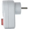 2 Socket Adapters with Switch Colour White 16 A 230
