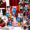 Burymento Christmas Wrapping Paper, Reversible Cat, Dot Design Gift Wrapping