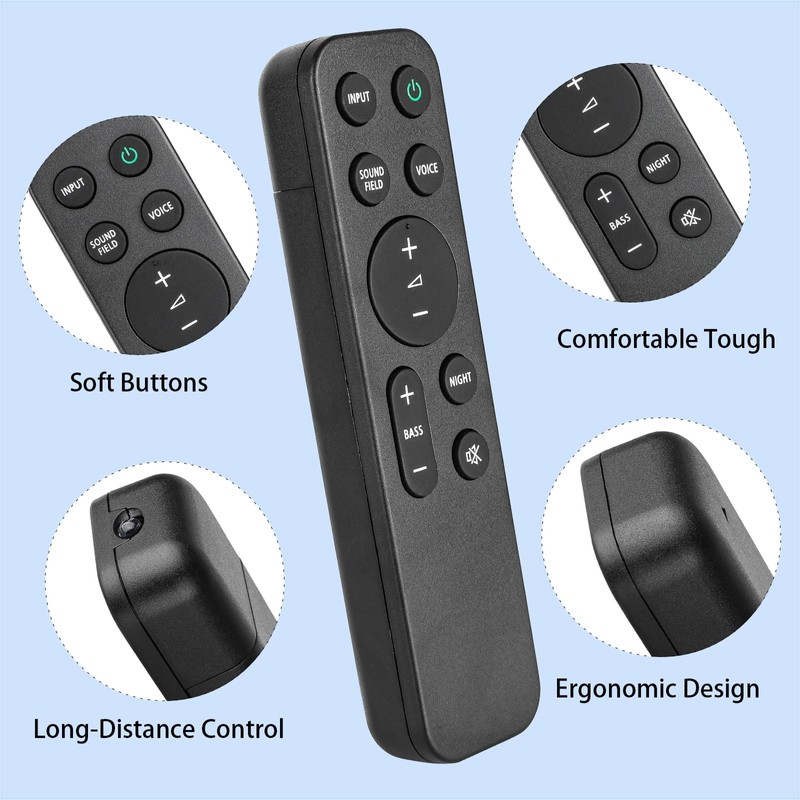 RMT-AH513U Remote Control Compatible with Sony Soundbar Remote Control, Compatible