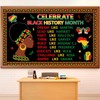 gisgfim Black History Month Classroom Bulletin Board Decorations Set African