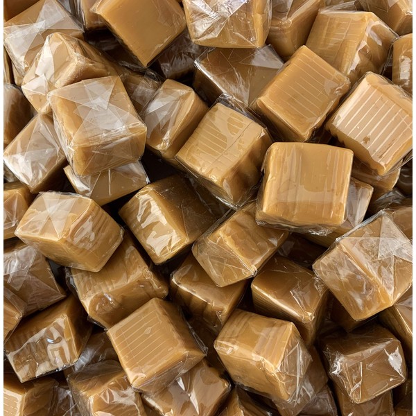 Kraft America's Classic Chewy Caramels Squares Candy, Vanilla Pudding Flavor, Individually Wrapped, 2 Pounds Bag