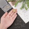 PH PandaHall 100Pcs Plastic Clear Earring Hooks Non-Allergenic Ear Wire,