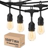 Achin Outdoor String Lights 150 Feet LED Waterproof Patio Lights