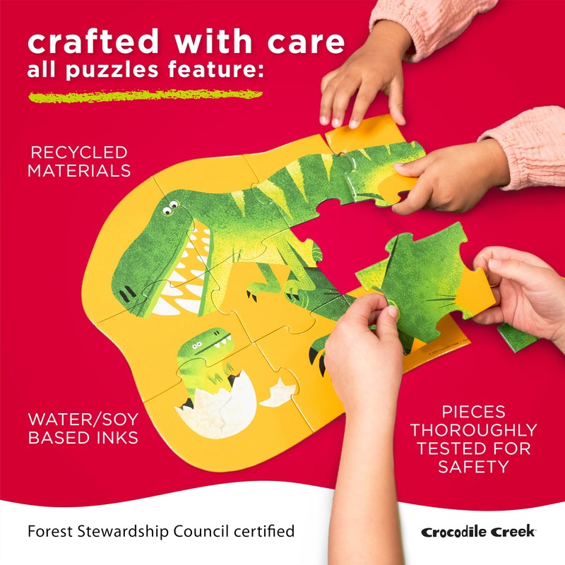 Crocodile Creek 50-Piece Jigsaw Puzzle - Fun Table or Floor