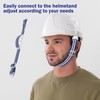 2Pcs Chin Strap for Hard Hat Blue Chin Strap Universal