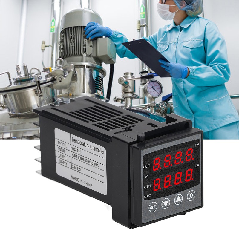 PID Temperature Controller Dual Digital Display Screen Temperature Control Meter