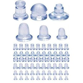 Respaldos de Silicona para Aretes 600 Piezas