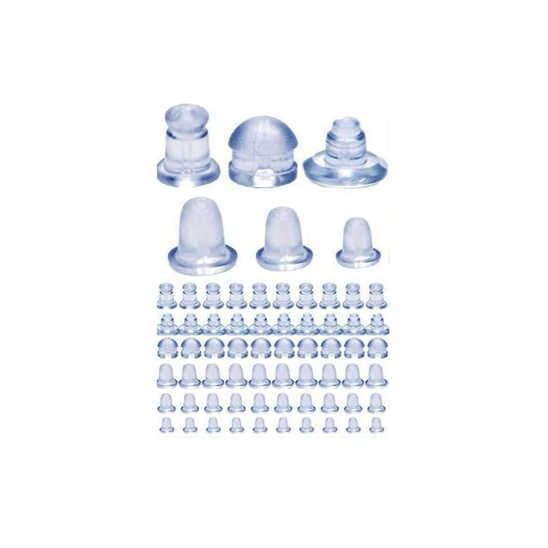 Respaldos de Silicona para Aretes 600 Piezas