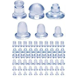 Respaldos de Silicona para Aretes 600 Piezas