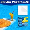 30 Pieces 2.4 Inches Clear TPU Pool Patch Repair Kit,