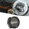 Boat Hour Meter 2.4in Diameter Maximum 99999.99H High Accuracy Mechanical