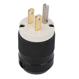 125V 3 Poles US Plug Electric Male Outlet Plugs Connector Waterproof Power Plug Replacement (15A 125V)