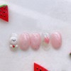 Dog eating watermelon - Square / 수박먹는댕댕이 - 스퀘어