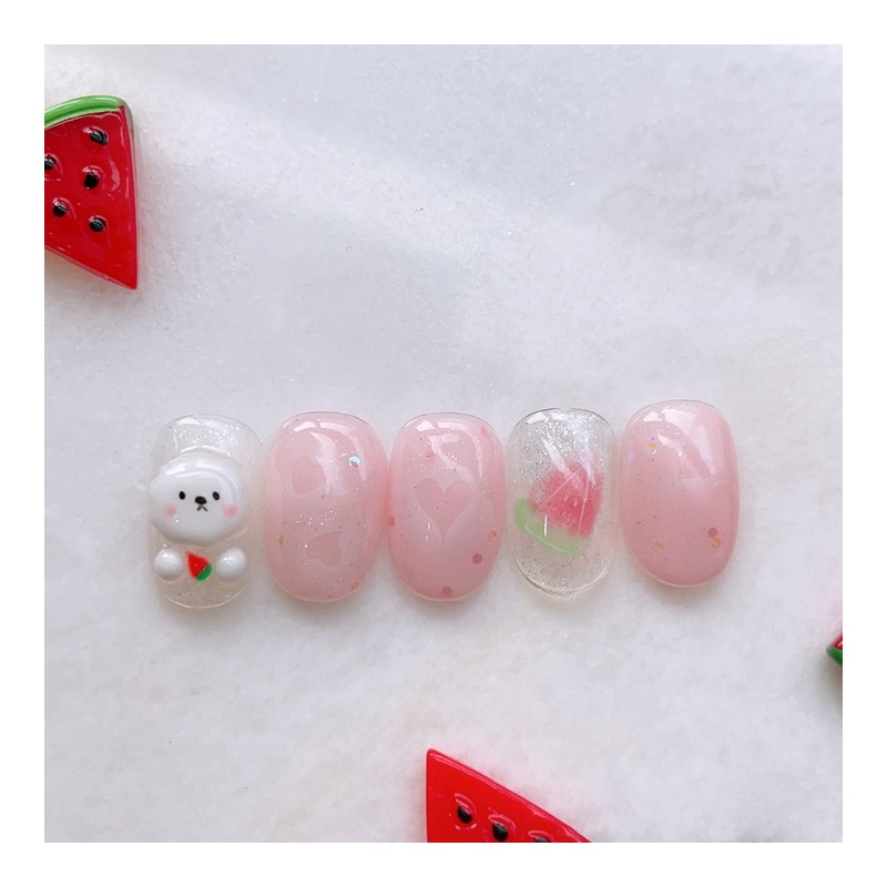 Dog eating watermelon - Square / 수박먹는댕댕이 - 스퀘어