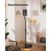 Perlegear Speaker Stand Pair, 28” to 38” Height Adjustable Surround