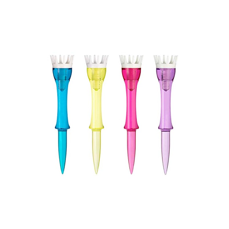Tabata GV1412 48 2ST Golf Tee, Tiered Plastic Tee, 1.9