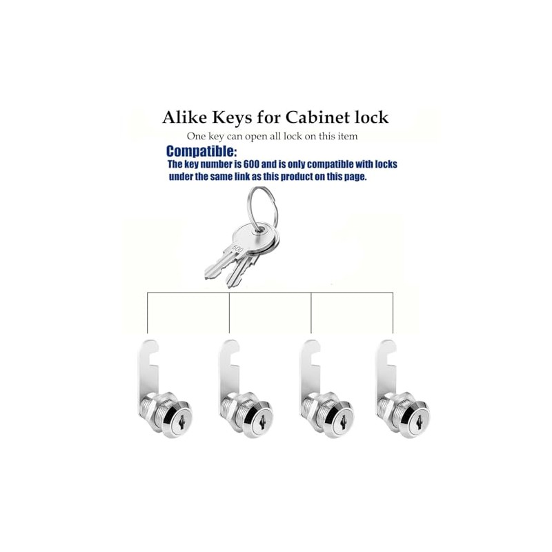 Litensh 6PCS Alike Keys Only Compatible with Litensh Aliked Mailbox