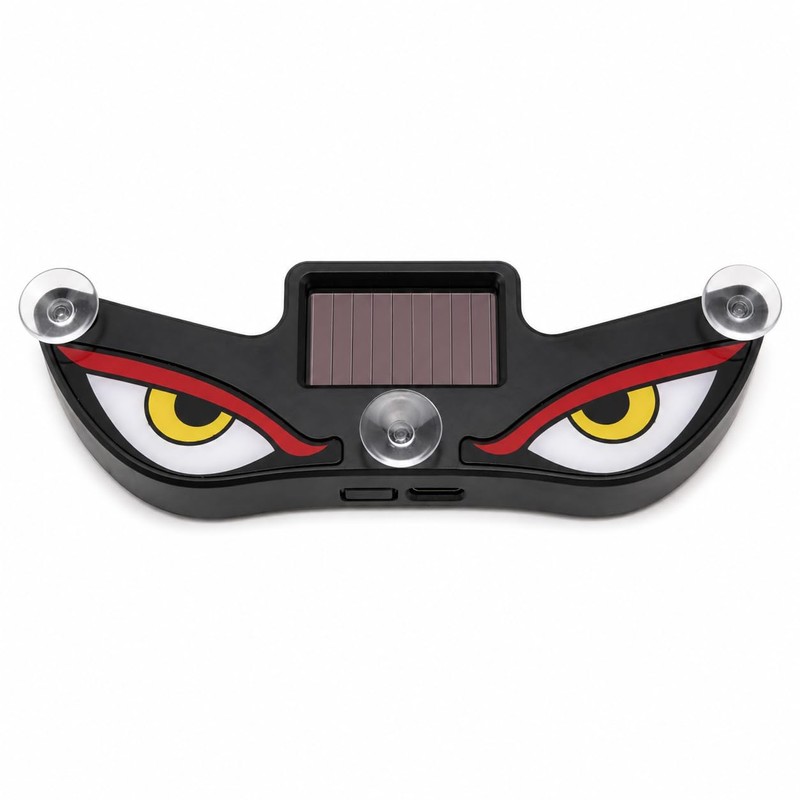 Solar Devil Eyes LED Car Window Light, Wireless No Drill