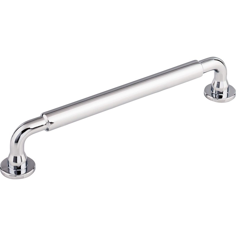 Top Knobs TK824PN Serene Collection 6-5/16" Lily Pull, Polished Nickel