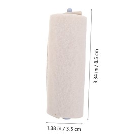 Healvian 12pcs Hair Rollers for Perming and Curling Heat-resistant Cotton Perm Rods for Home Hair Styling Traceless Design for Natural Curls Suitable for Salon Use