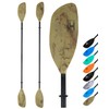 OCEANBROAD Kayak Paddle 86in/218cm Alloy Shaft 2-Piece Floatable Kayak Oar