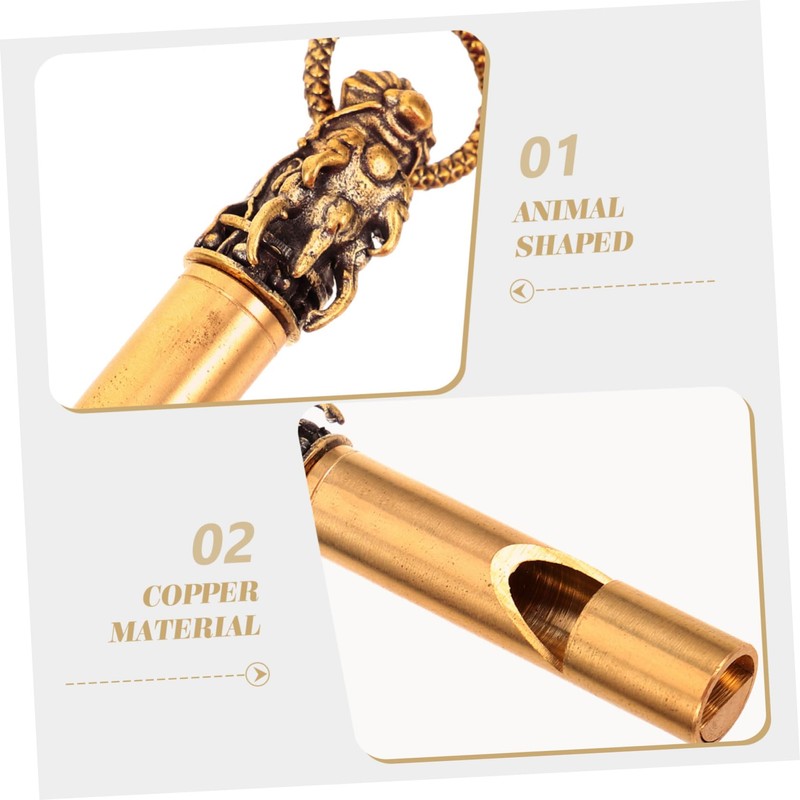 WHAMVOX Dragon Whistle Emergency Survival Whistle for Camping Hiking Outdoor