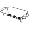 Le Regalo Stoneware 3-Piece Baking Dish, Glass Lid and Metal