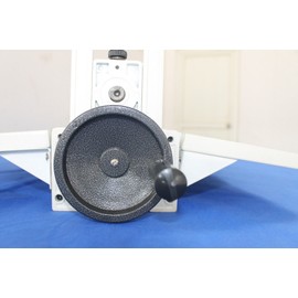 INTBUYING Cold Laminator Machine for 25 in Film 0.4In Thickness Foldable for Poster Photo with Crank Portable Manual Cold Roll Laminator Machine for Personal Office School Blueprints Artwork