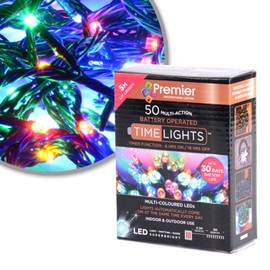 Premier LB112382M B-O Multi Light, Multicoloured, 50 LED's