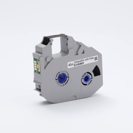 Ink Ribbon IC Cassette for MK Series Nameplate Black (40M)