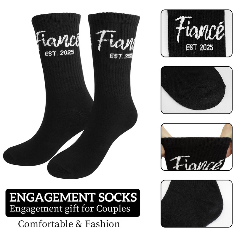 2025 Engagement Gifts for Couples, Engagement Socks for Wedding Bridal