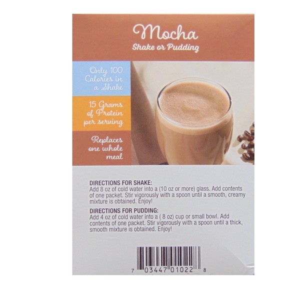 NutriWise - Mocha Meal Replacement Diet Shake, 100 Calories, 15g Protein