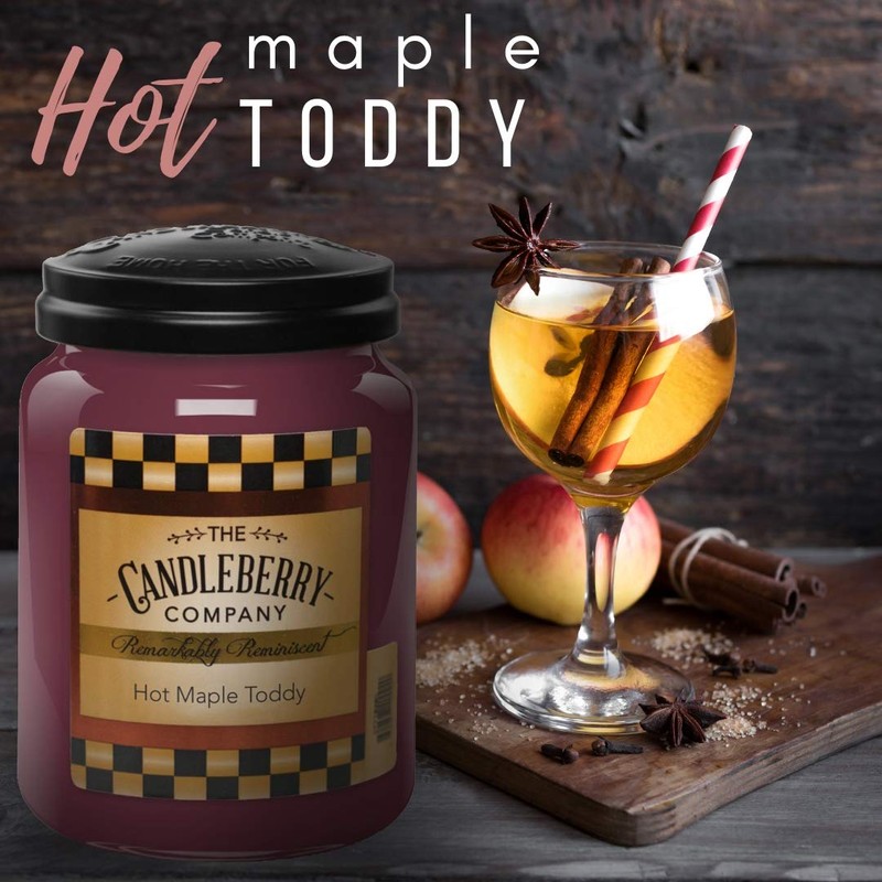 Candleberry Candles Hot Maple Toddy | Strong Fragrances for Home