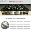 5 Pcs GE Stove Knobs Replacements WB03X24818