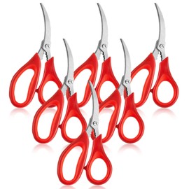 Kitchen Seafood Scissors for Crab Legs, 6 Pack Crab Leg Scissors Lobster Shell Cracker, Lobster Shrimp Crayfish Crawfish Scissors Fish Scissors, Seafood Crab Legs Crackers and Tools