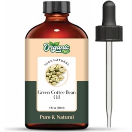 Organic Zing Green Coffee Bean (Coffea Arabica.) Oil | Pure & Natural Carrier Oil for Skincare, Hair Care & Massage - 118ml/3.99fl oz