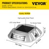 VEVOR Driveway Lights 16-Pack Solar Driveway Lights White with Screw