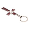 Cross Keychain Peace Bird Vibrant Colors Strong Alloy Skin Friendly