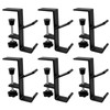 VoyaBliss 6 Pcs Adjustable Purse Hooks Heavy Duty Bag Hanger