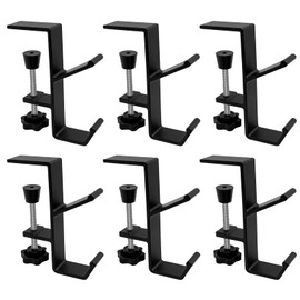 VoyaBliss 6 Pcs Adjustable Purse Hooks Heavy Duty Bag Hanger for Table