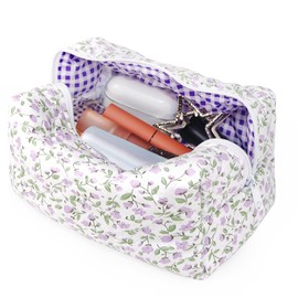 Cosmetic Bag Toiletry Bag Make Up Bag Travel Wash Bag Cord Make Up Organiser Wash Bag Small Toiletry Bag Makeup Bag Multifunctional Cosmetic Bag Set, purple