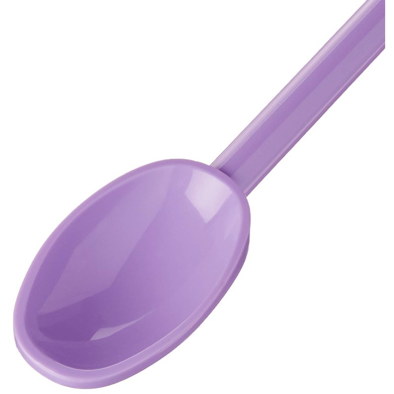 Mercer Culinary Hell's Tools Hi-Heat 12-Inch Mixing Spoon, Purple, Fabric