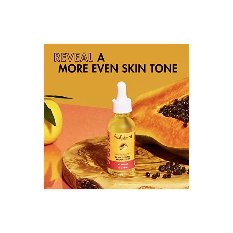 SheaMoisture - Suero para todo tipo de piel, papaya y