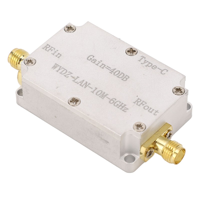 Low Noise Amplifier 40DB Gain 10M To 6GHz Precise Transmission